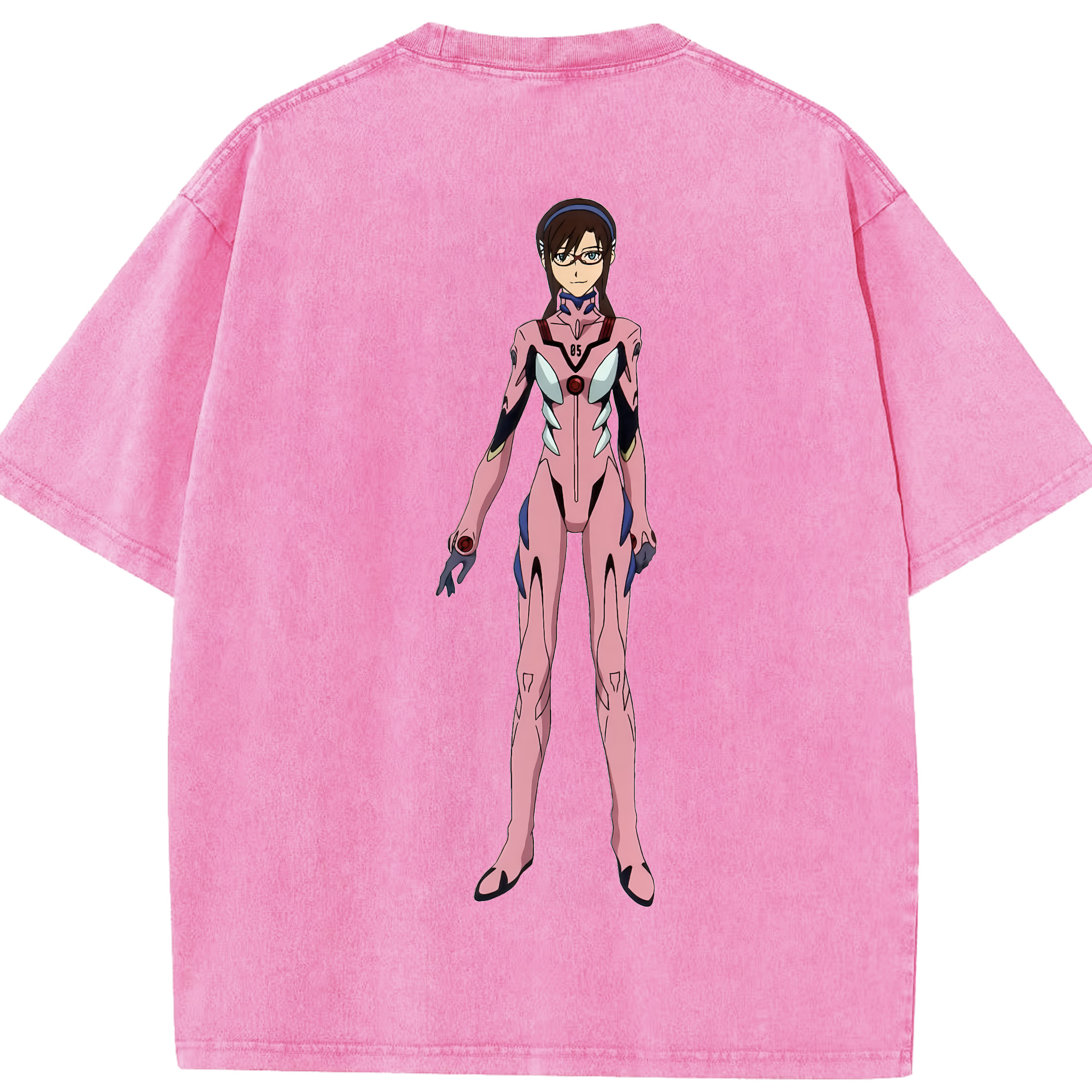 （画像用） EVA 新世紀エヴァンゲリオン 綿100% ヴィンテージ風 半袖Tシャツ（背面プリント）